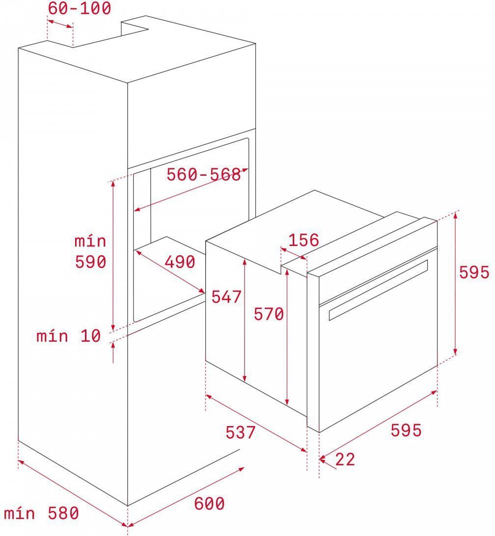 Духовой шкаф Teka HBB 605 SS, 41560052