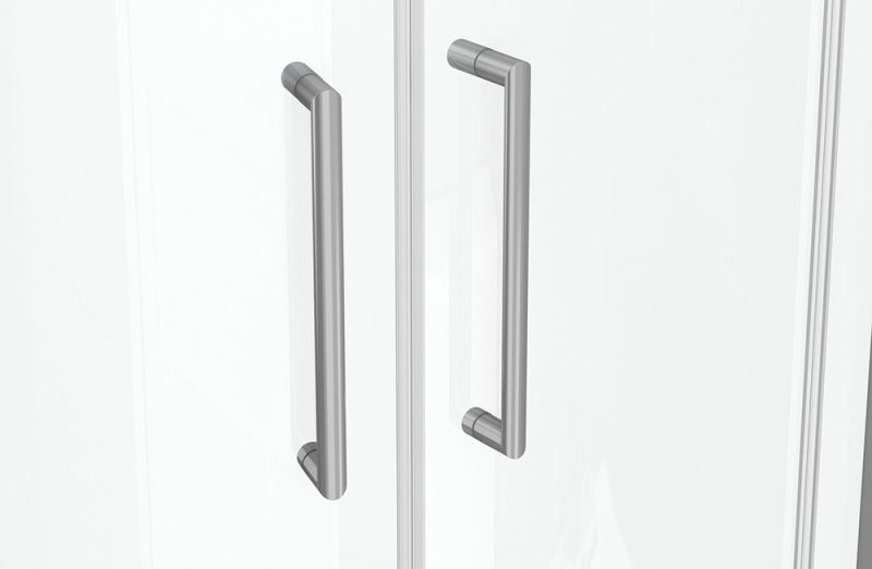 Полукруглый душевой уголок Bravat Line 90x90, BS090.1201A