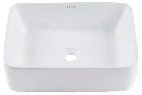 Накладной умывальник Bravat 48.5x37.5, C22328W