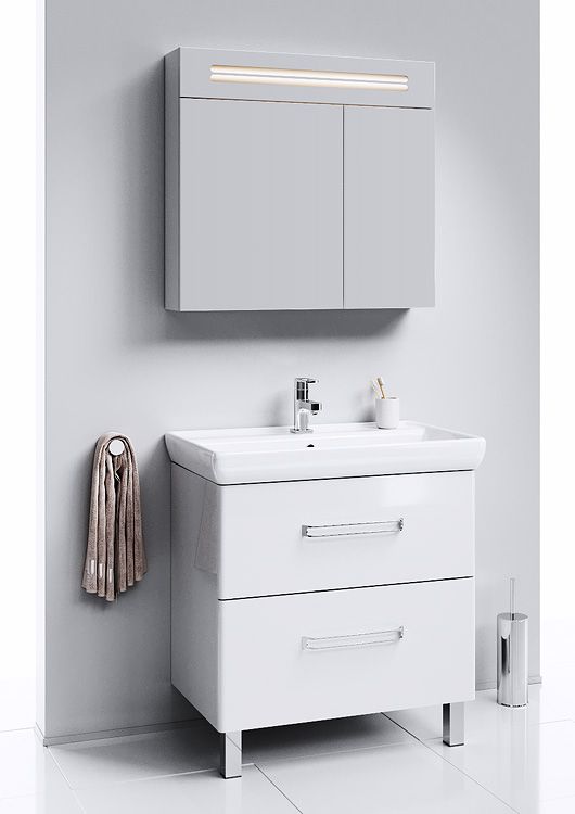 Тумба с умывальником Aqwella Neo 80