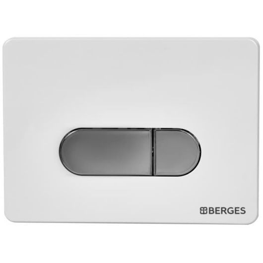 Комплект Berges Novum, кнопка D7 белая/хром, унитаз Albit S, сиденье Top Slim, 042441