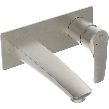 Встраиваемый смеситель для умывальника, сатин, Iddis Ray, RAYBN00i65