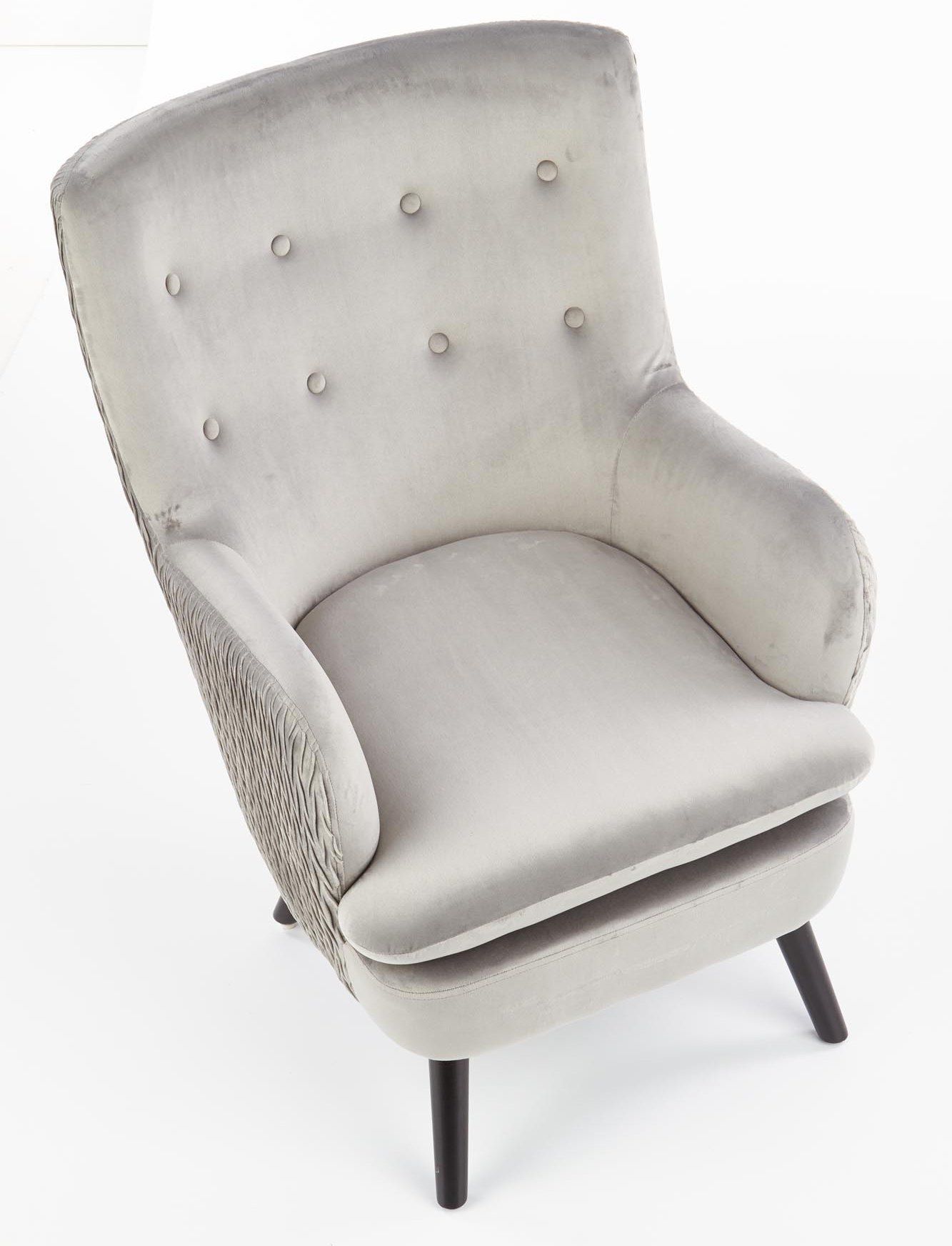 Кресло Halmar Ravel серый/черный, V-CH-RAVEL-FOT-POPIEL