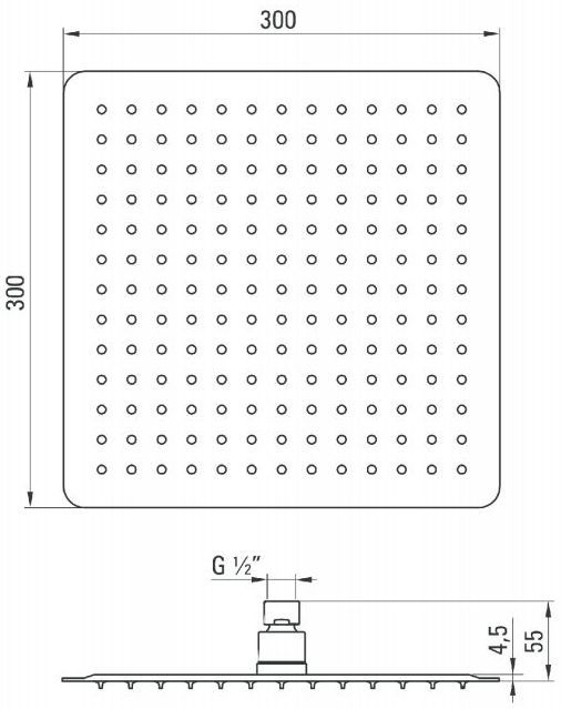 Душевая система скрытого монтажа Deante Hiacynt, BXYZ0QHM