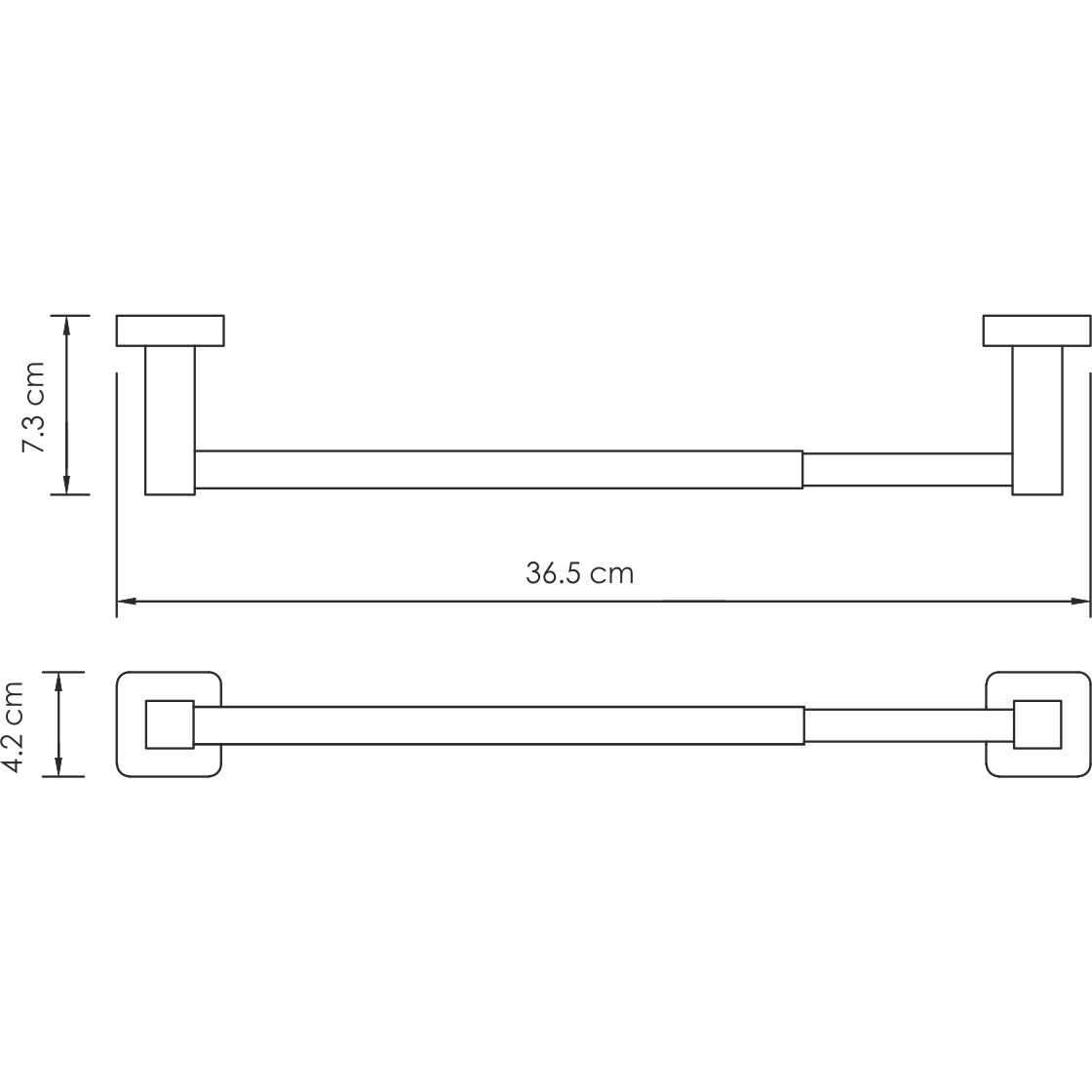 Держатель бумажных полотенец WasserKRAFT Lippe, K-6591