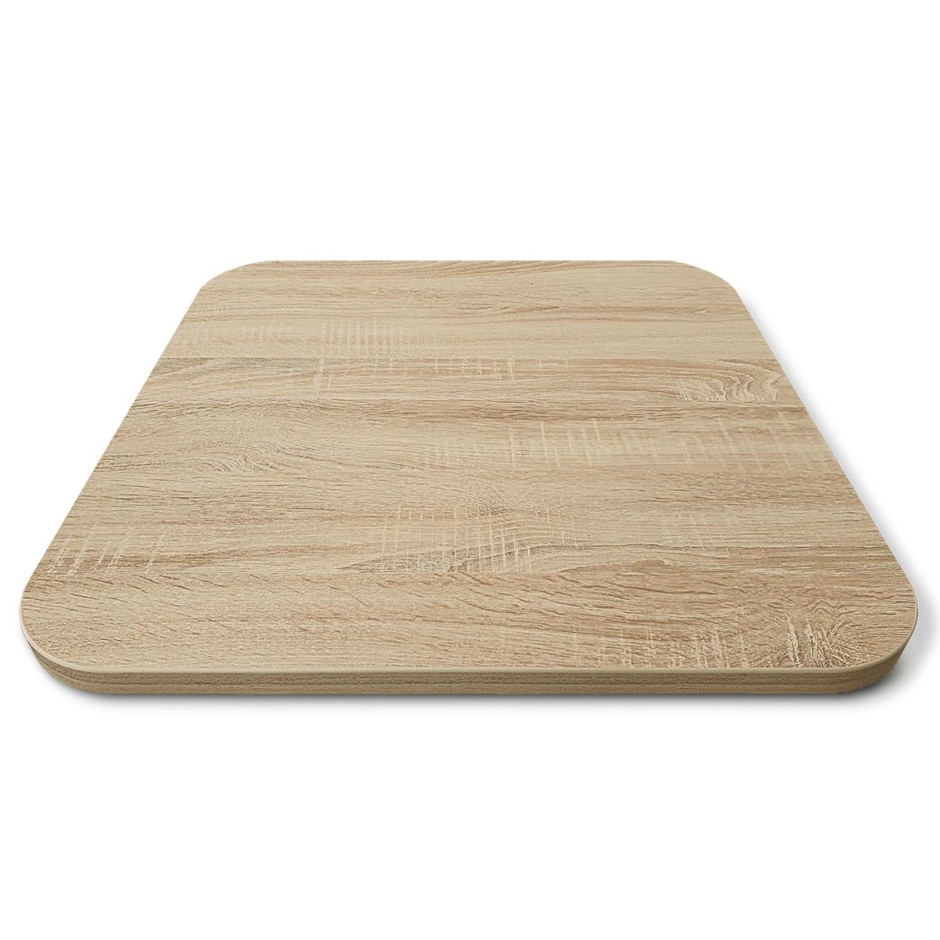 Столик журнальный Sheffilton SHT-TU37/ЛДСП 60/60 золото/дуб сонома, 193847