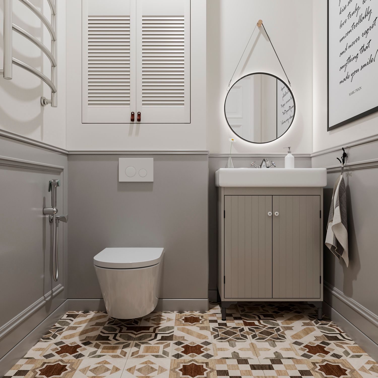 Подвесной унитаз Lavinia Boho Biore Rimless, 3304003R