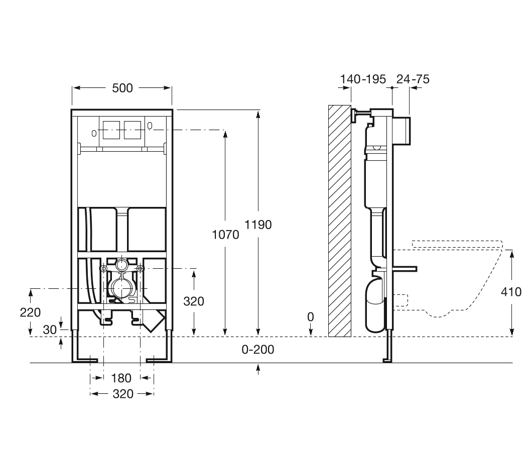Инсталляция Roca Duplo WC Smart, 7890090800
