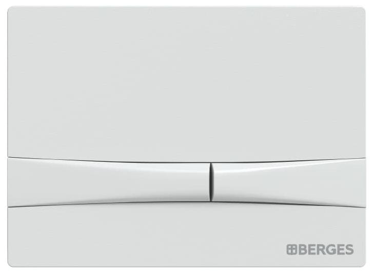 Инсталляция для скрытого монтажа унитаза Berges Novum кнопка F1 белая, 040250
