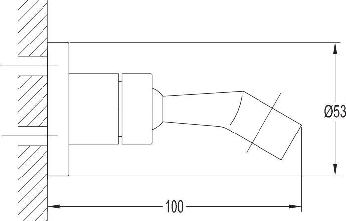 Кронштейн точечный Omnires, 8859/OCR