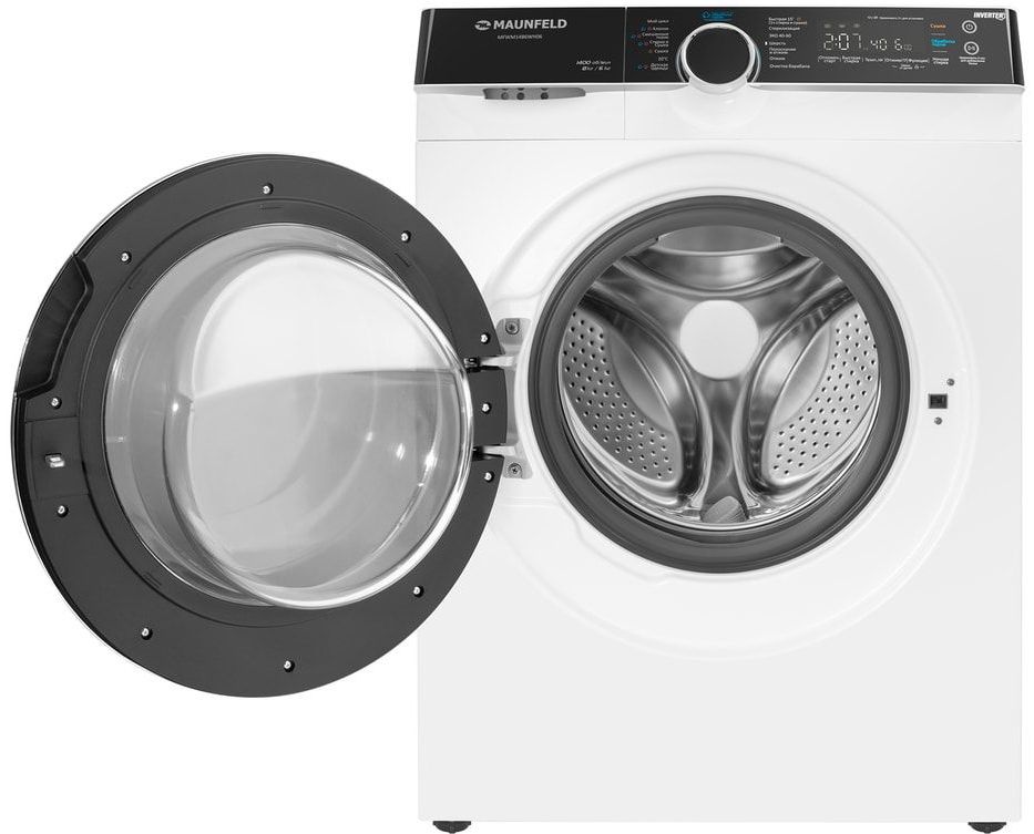 Стиральная машина с сушкой инвертором и паром Maunfeld MFWM1486WH06