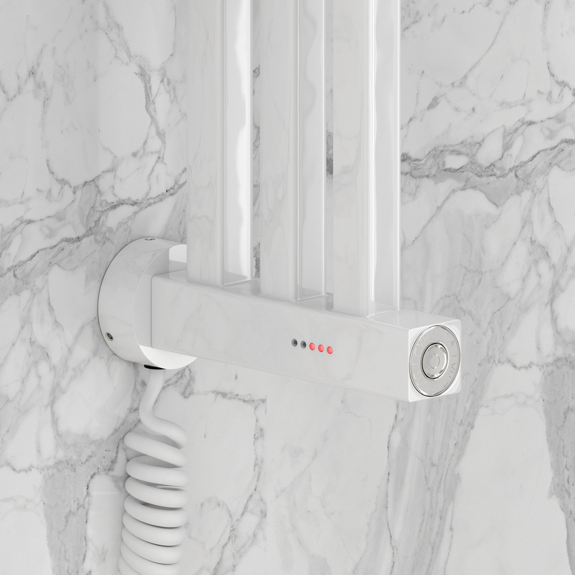 Электрический полотенцесушитель Сунержа Хорда 4.0 600x166 матовый белый