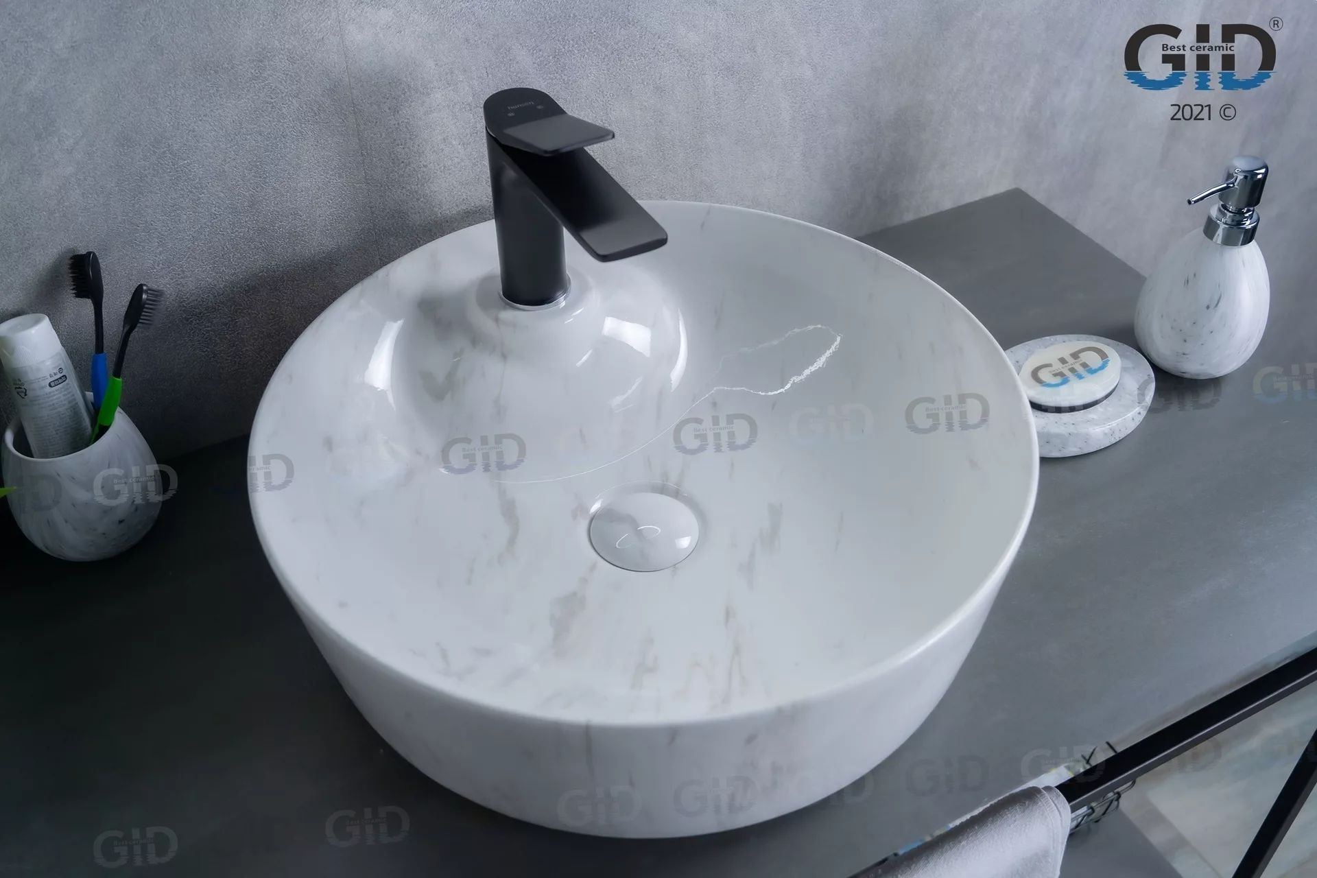 Умывальник Gid D1306H012 44x44, 53321