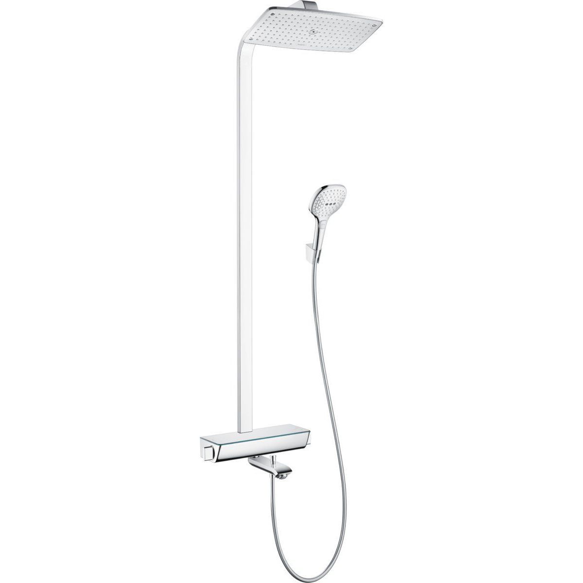 Душевая стойка с термостатом Hansgrohe Raindance Select E Showerpipe 360, 27113000