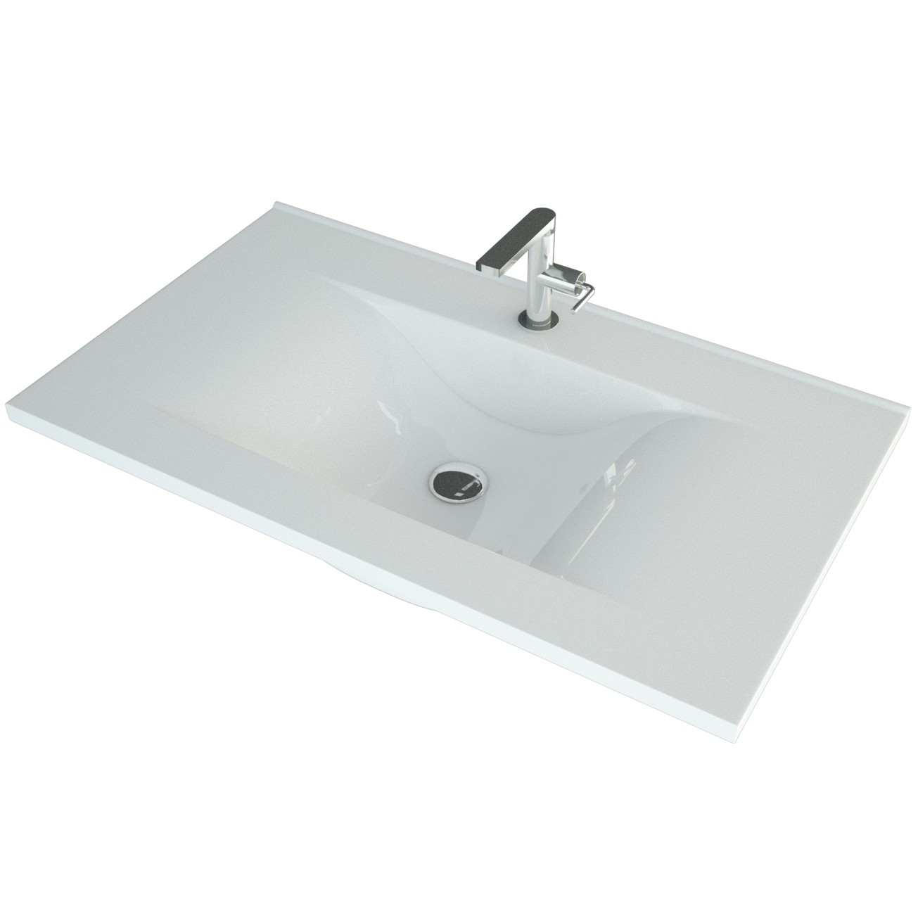 Раковина Andrea SV 750, 75x46