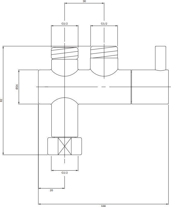 Регулятор температуры для Y1217CR Omnires Y, Y8877CR
