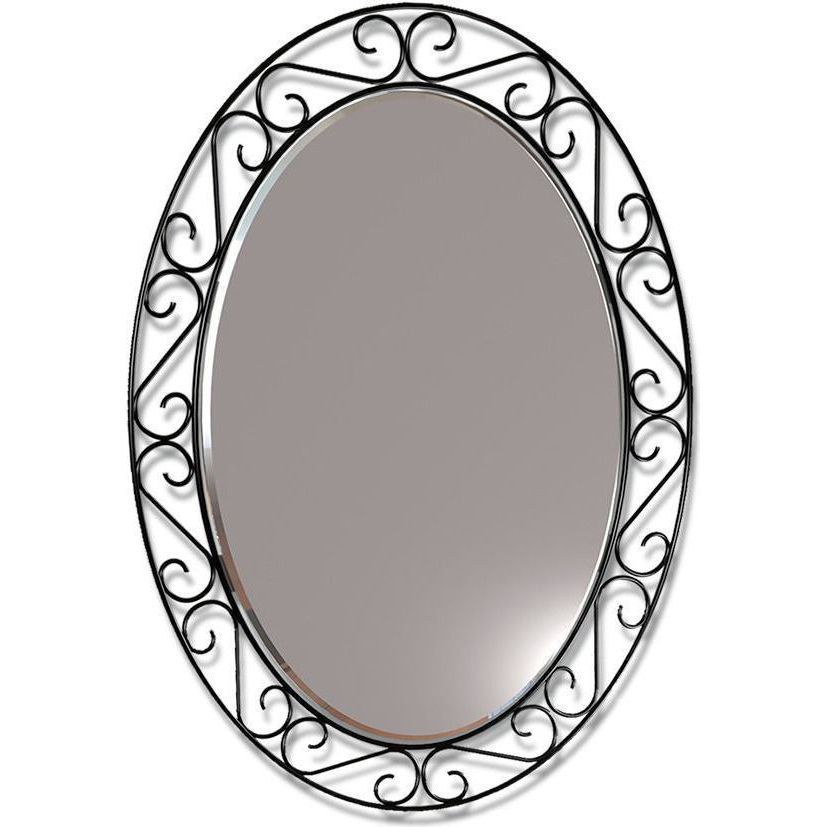 Зеркало Sheffilton Грация 629 черный, 743344