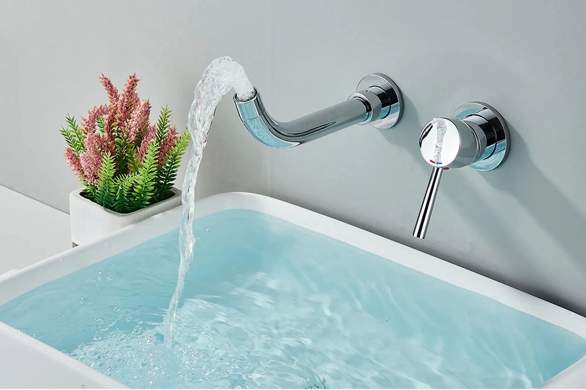 Смеситель встраиваемый Rea Lungo Long Chrome, REA-B0369