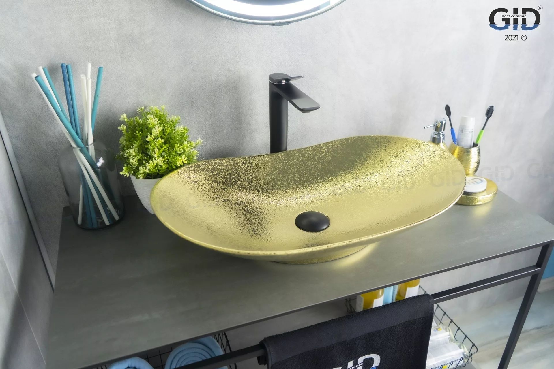 Умывальник Gid GD9811 61x37, 53340