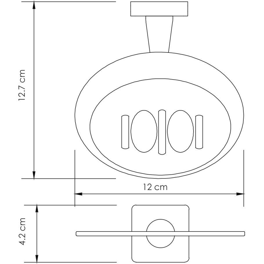 Мыльница решетка WasserKRAFT Lippe, K-6569