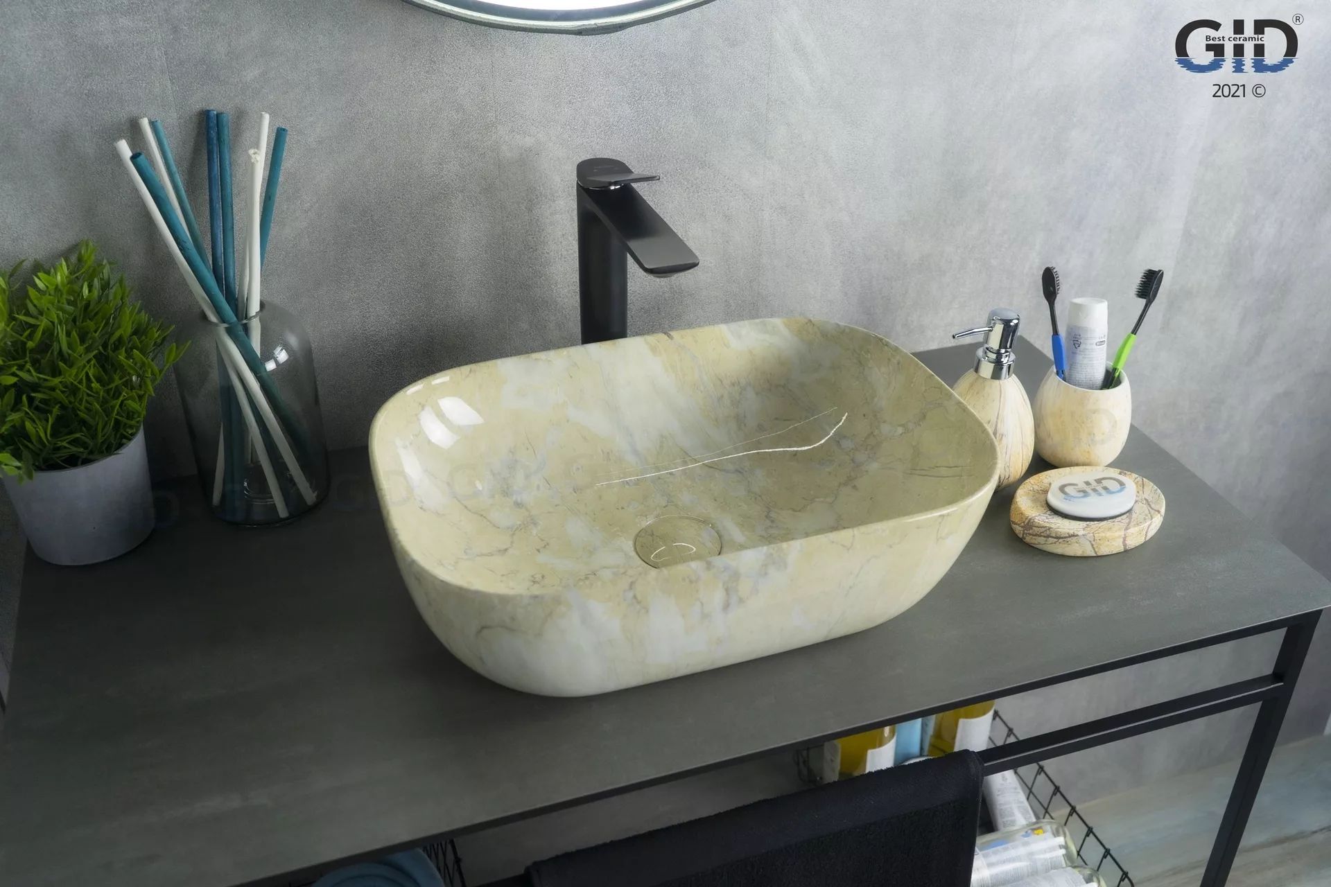 Умывальник Gid MNC547 46x32.5, 54463