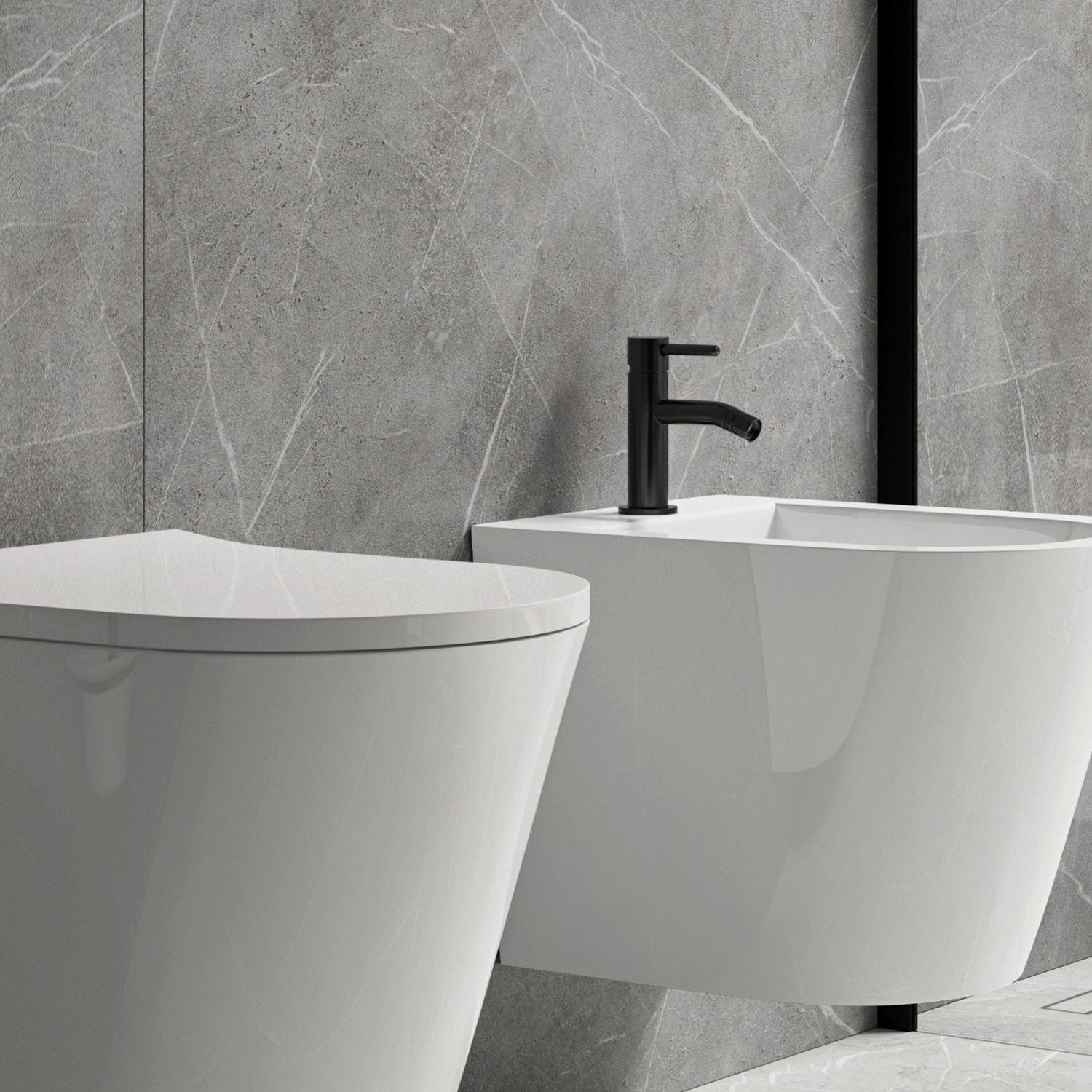 Смеситель для биде Omnires Y, Y1220BL