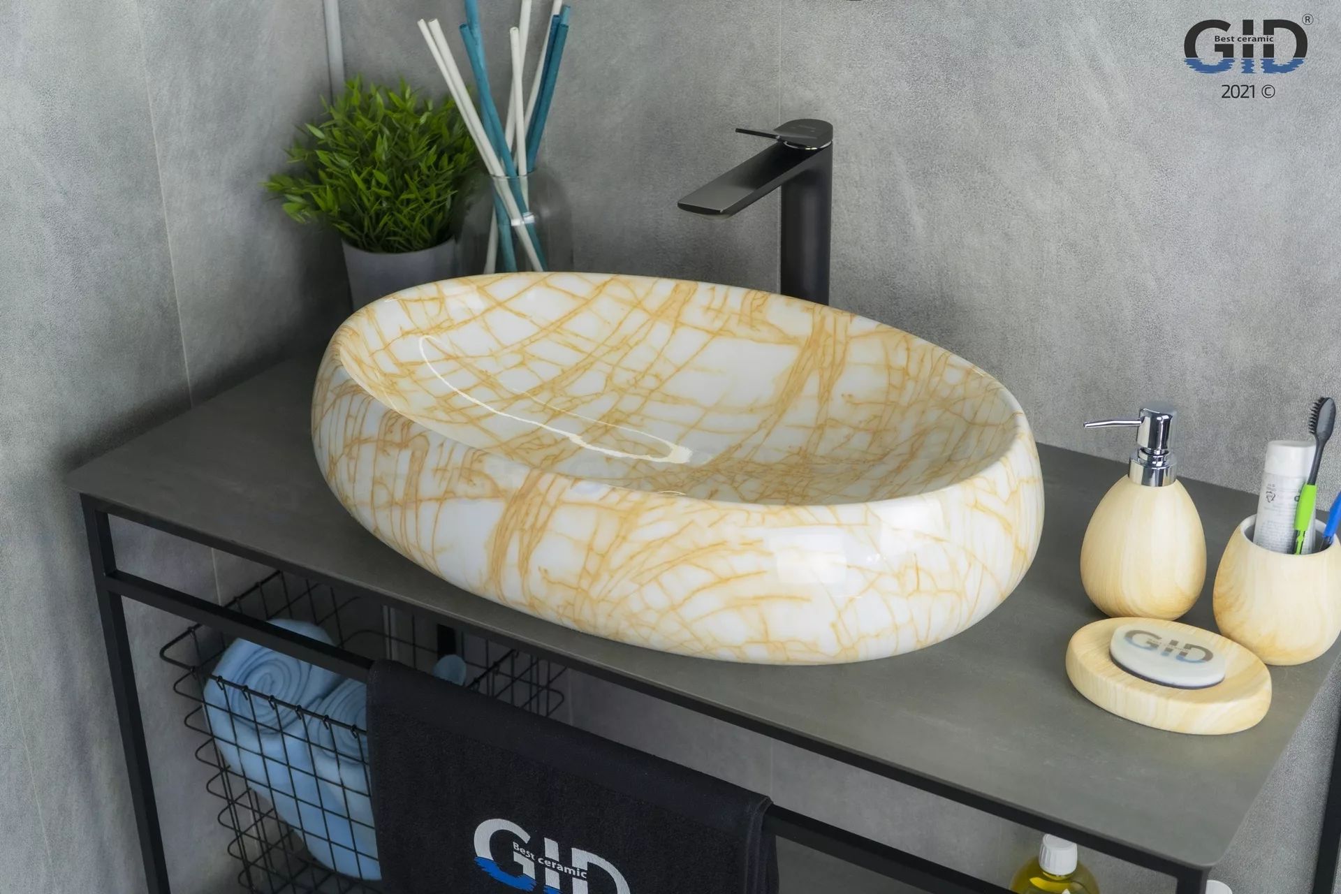 Умывальник Gid MNC167 60x41, 54408