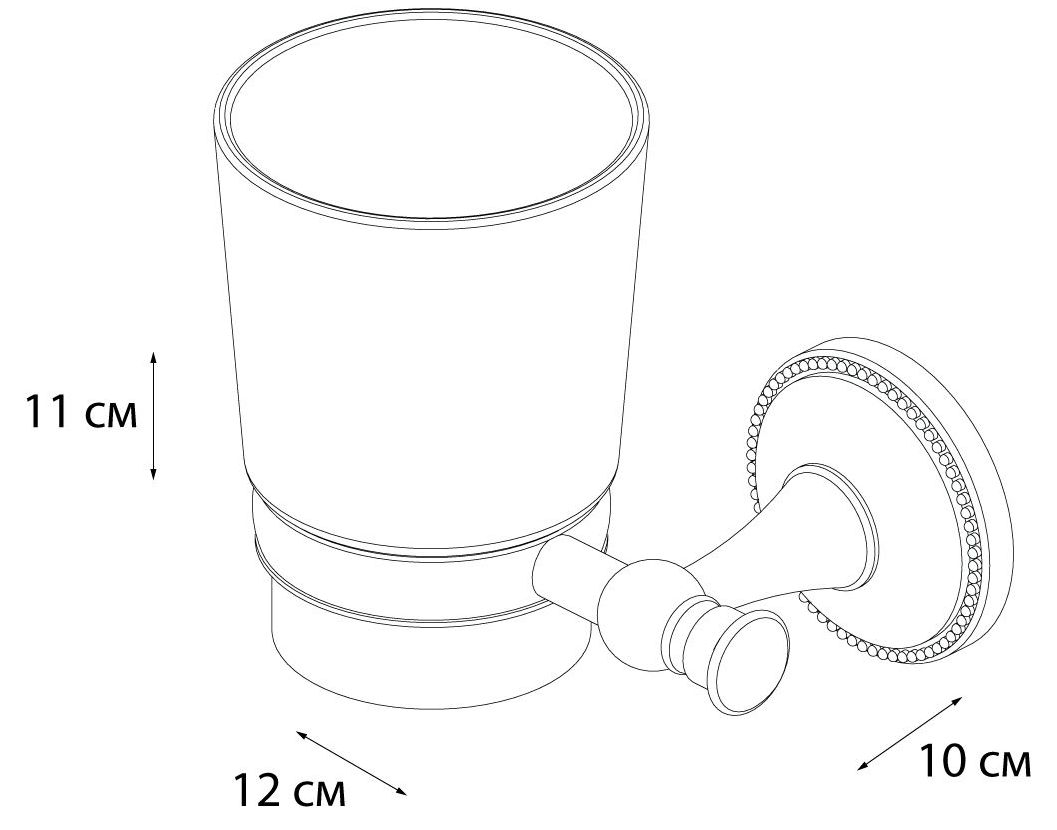 Подстаканник одинарный Grampus Alfa, GR-9506