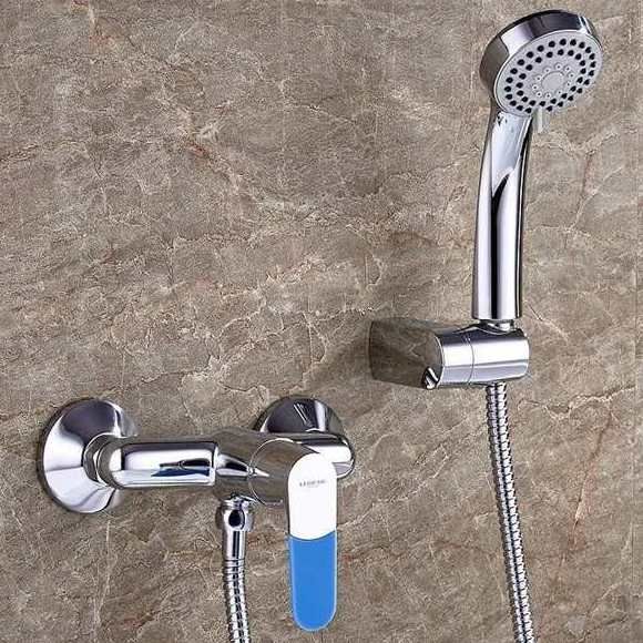 Смеситель для душа с цветной накладкой Ledeme L2053