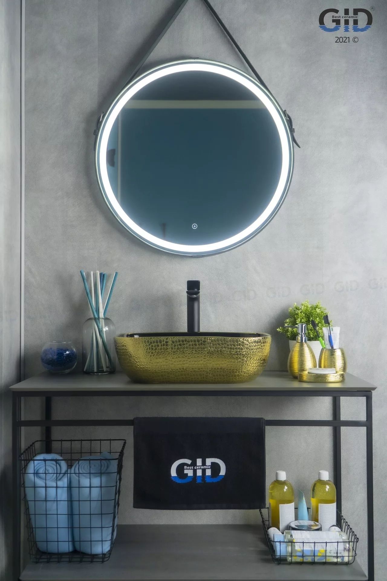 Умывальник Gid D1333H022 46x32.5, 53320