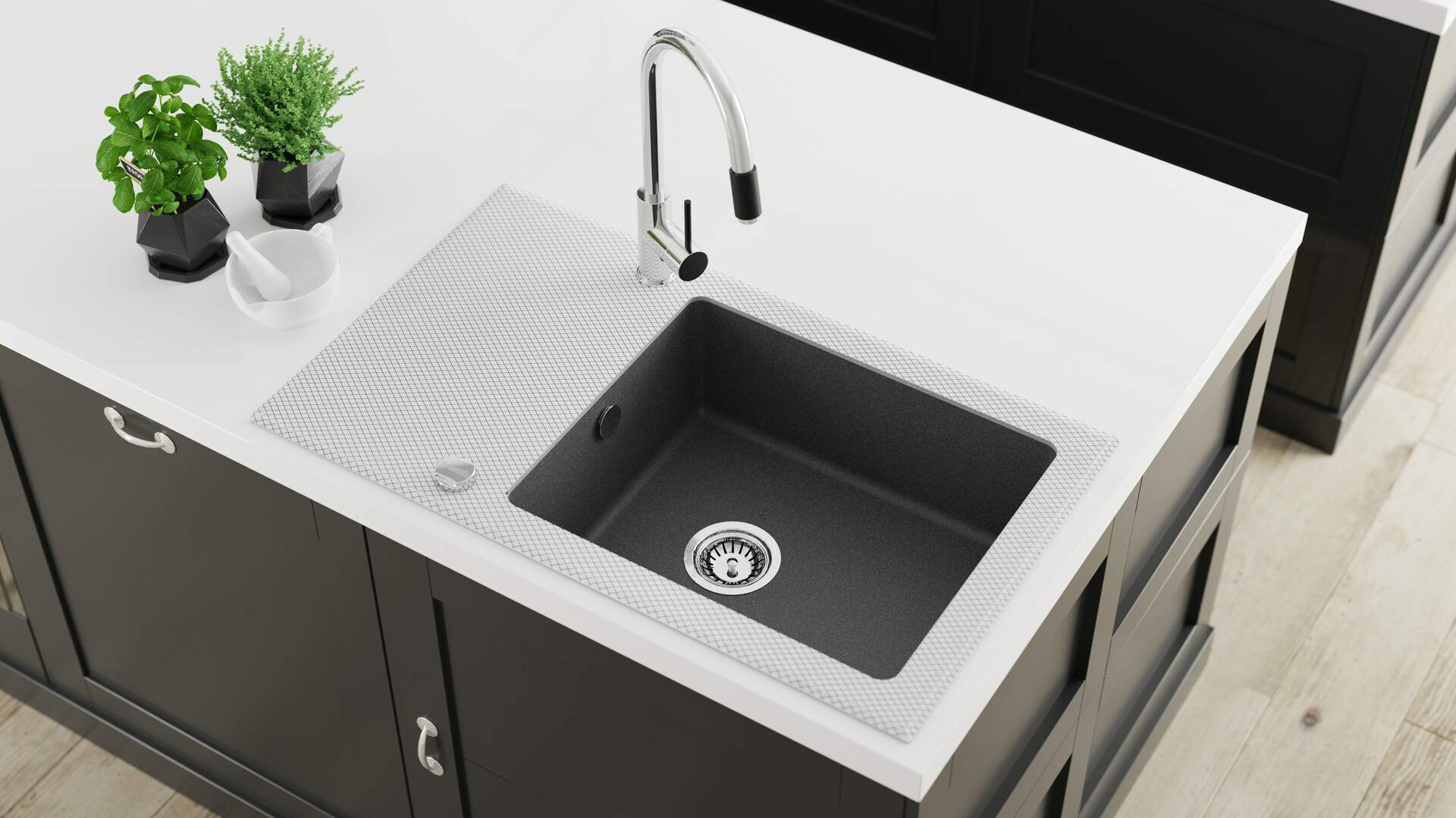 Смеситель для мойки с подключением фильтра для воды Deante Aster, BCA_064M