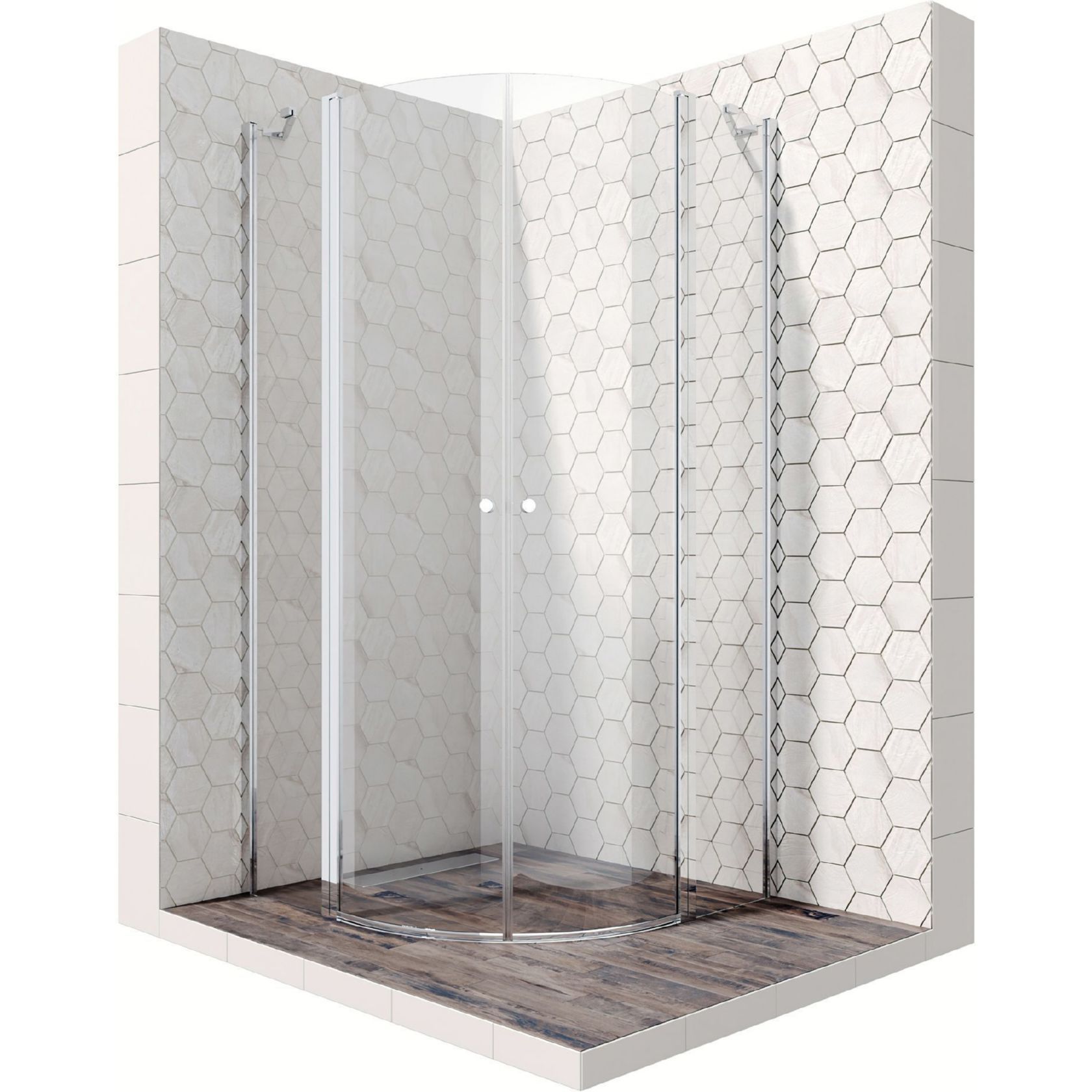 Полукруглое душевое ограждение Ambassador Nord