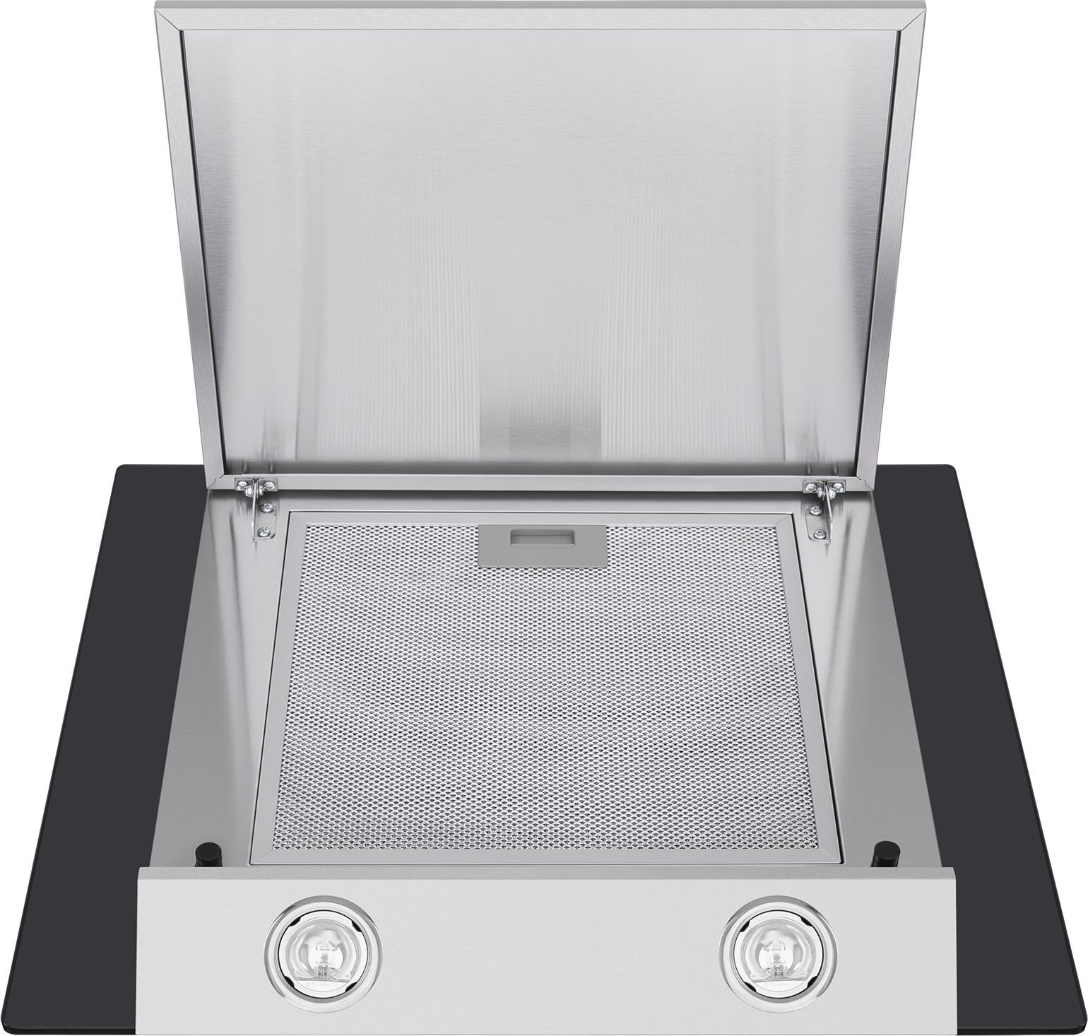 Кухонная вытяжка Maunfeld Gloria 60 нержавеющая сталь/черное стекло, GLORIA 60 INOX GLASS B