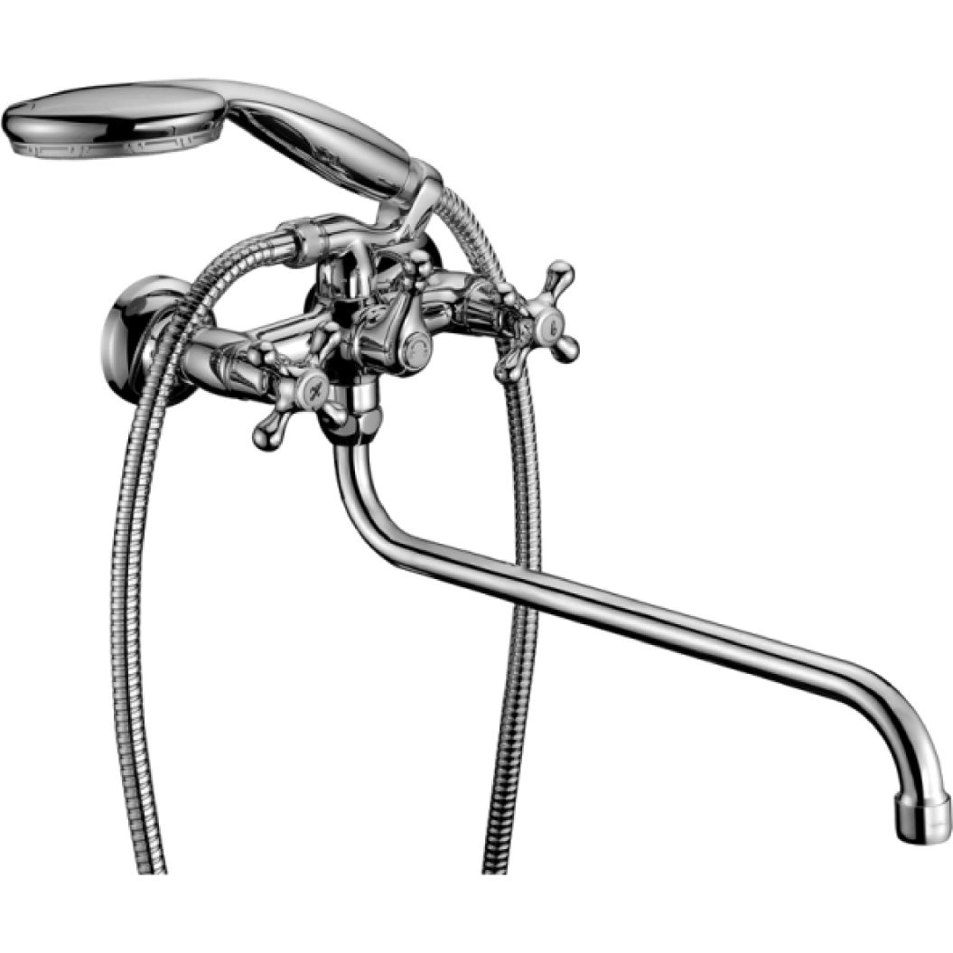 Смеситель универсальный с круглым изливом 350 мм Lemark Standard, LM2151C