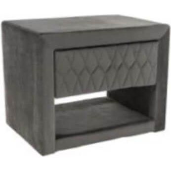 Тумба прикроватная Signal Azurro Velvet (серый), AZURROVSNSZ