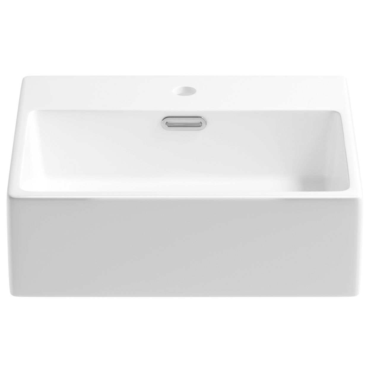 Накладная или настенная раковина Wellsee Graceful Pro 43x36, 150901000