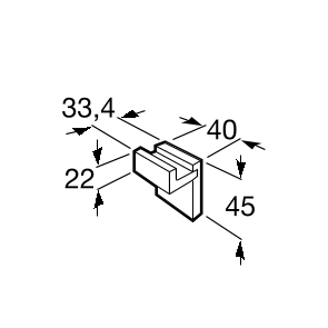 Крючок Roca Rubik, A816840001