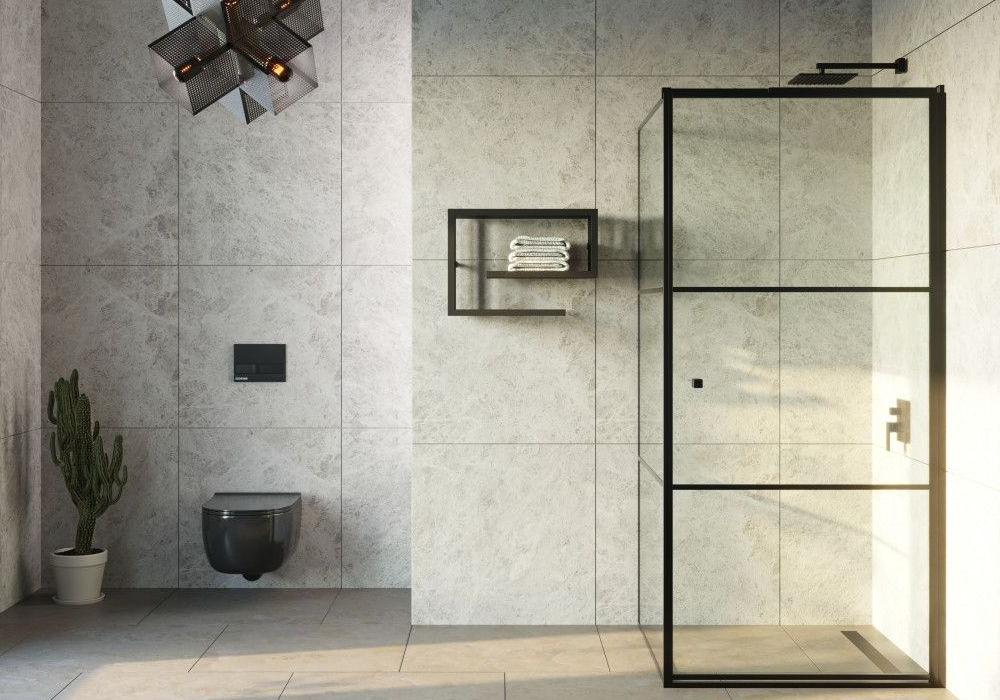 Душевой уголок Berges Dark 90x90 R, 061020R