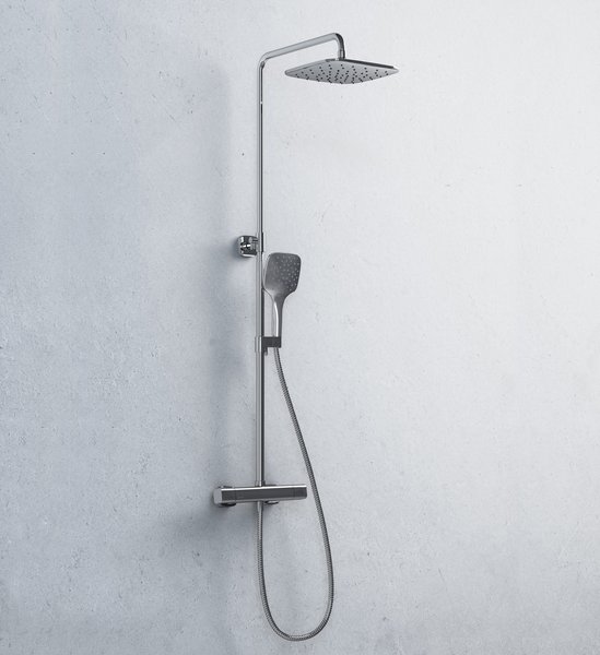 Душевая стойка с термостатическим смесителем и ручным душем Ravak TD F 091.00/150, X070141