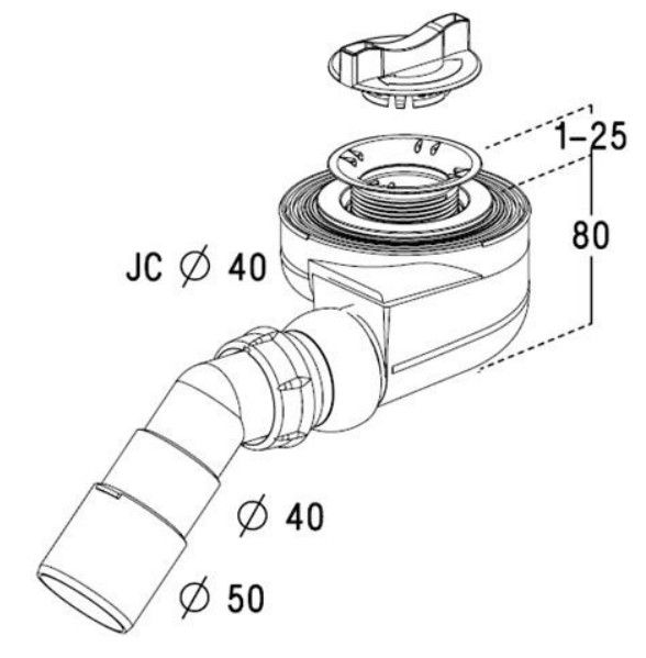 Сифон Radaway, 5SL1