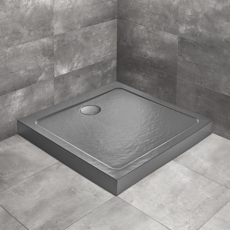 Душевой поддон Radaway Doros C Compact Stone Anthracite 90x90