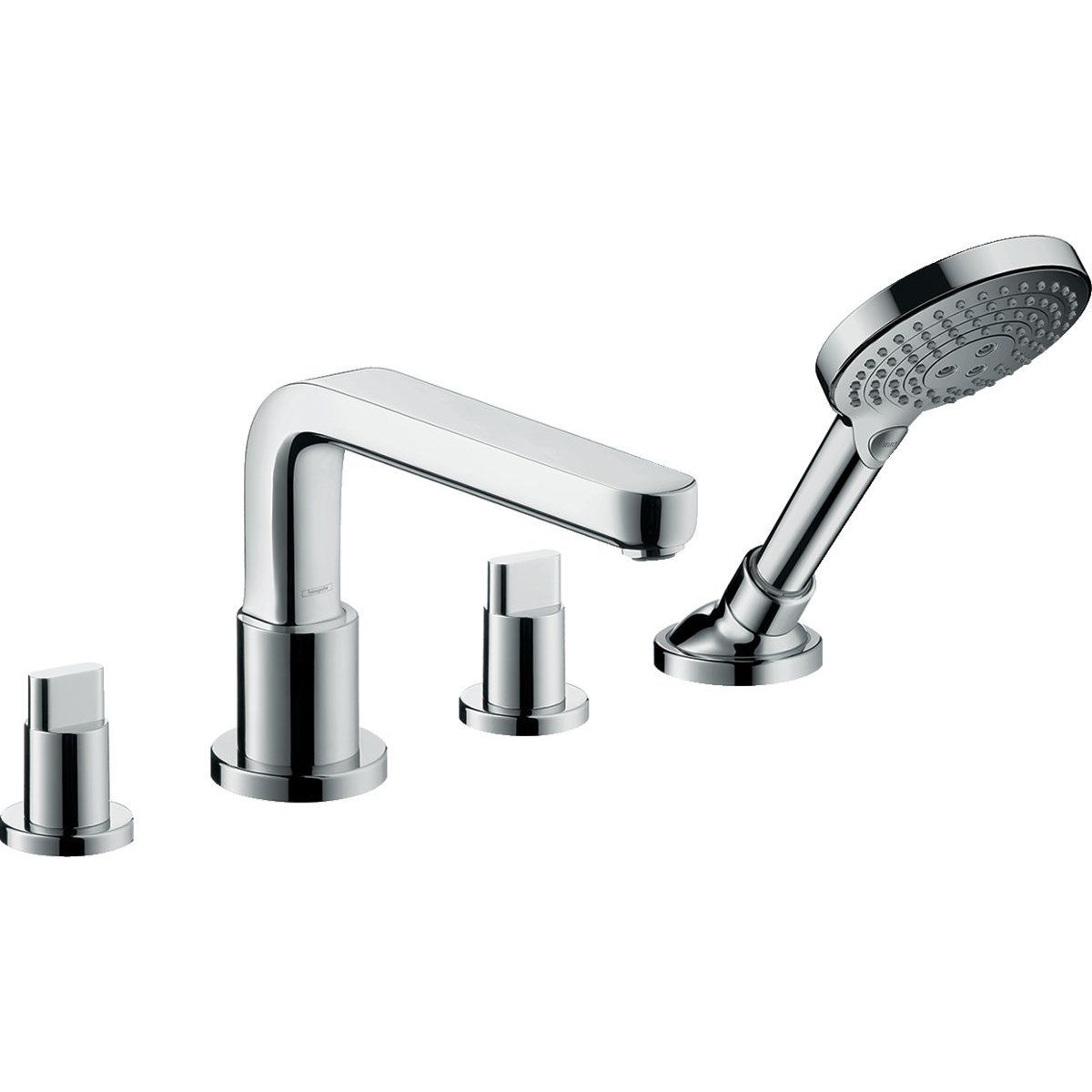 Смеситель на край ванны Hansgrohe Metris S излив 220 мм, 31447000