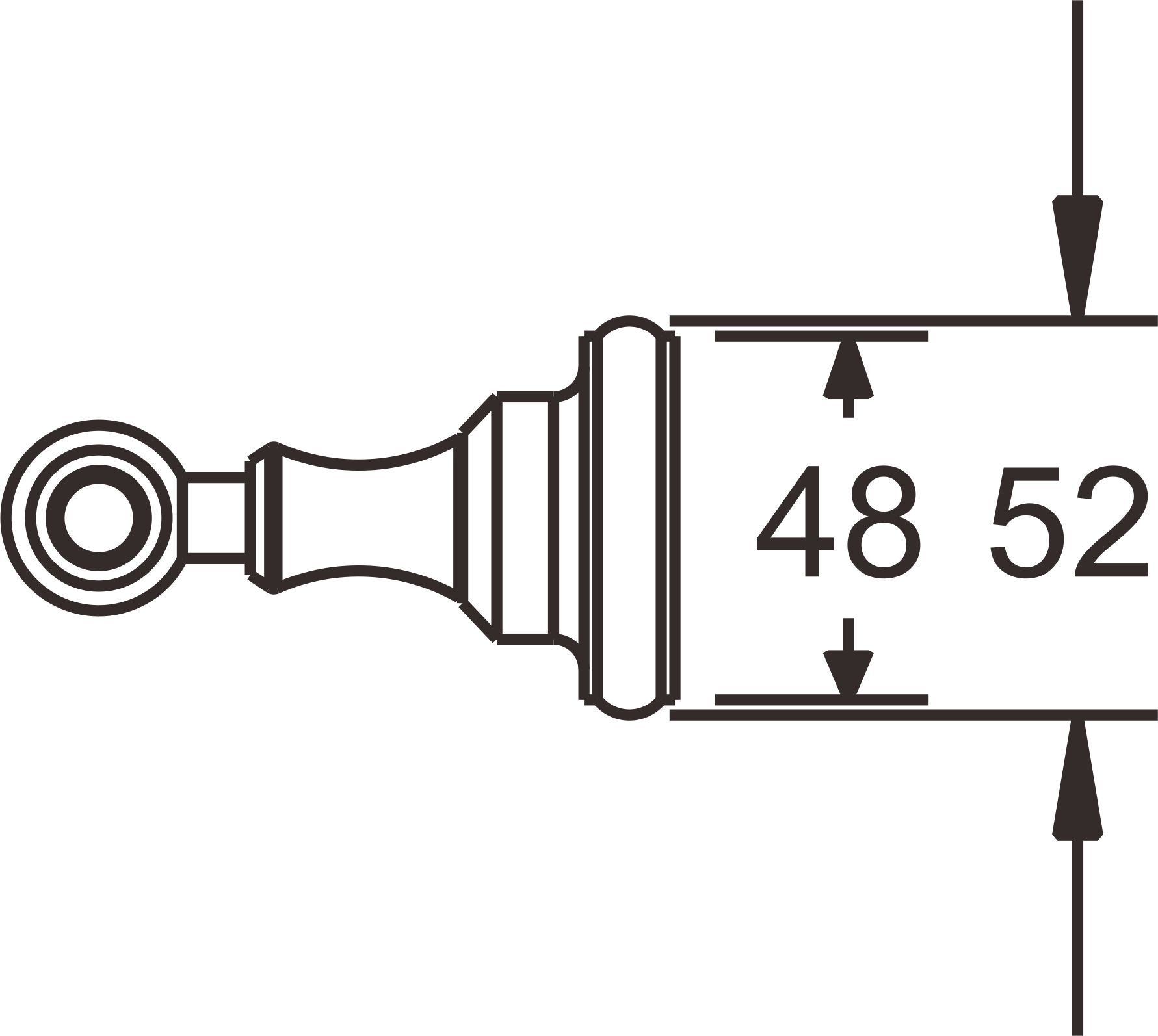 Полотенцедержатель Rose, RG1117Q