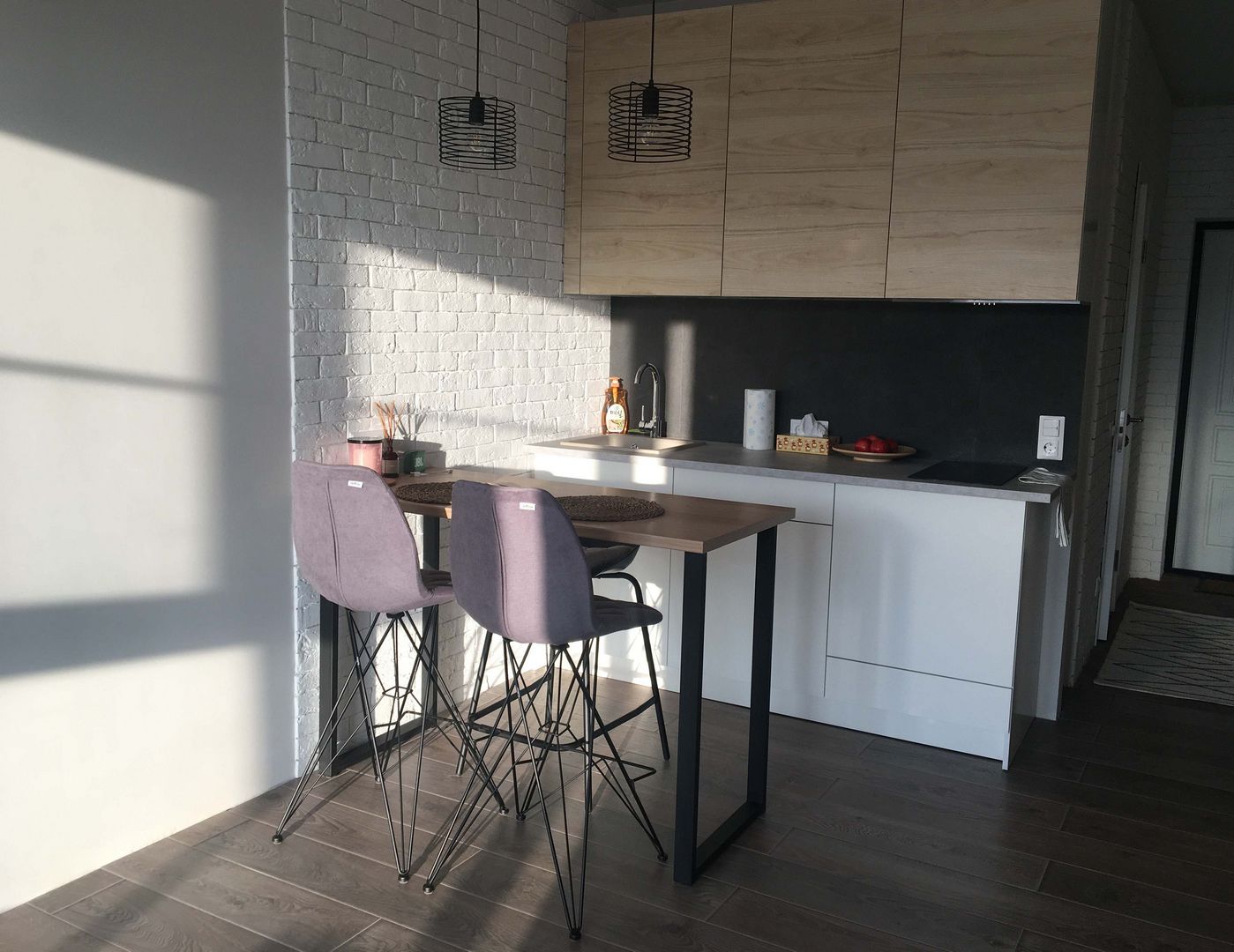 Каркас стула полубарного Sheffilton SHT-S66-1 черный муар, 948716