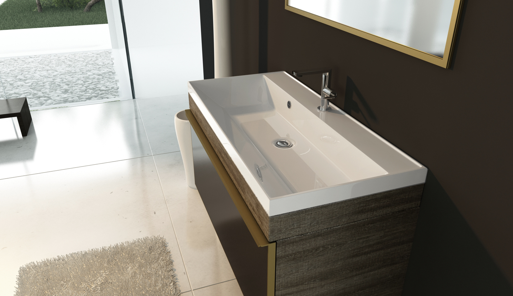 Раковина Andrea Classic 800, 80x45