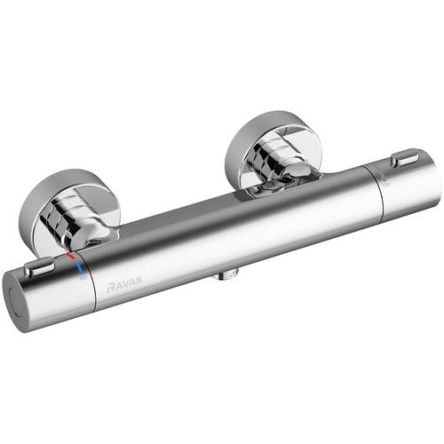 Смеситель настенный термостатический для душа без гарнитуры Ravak Thermo TE 033.00/150, X070096