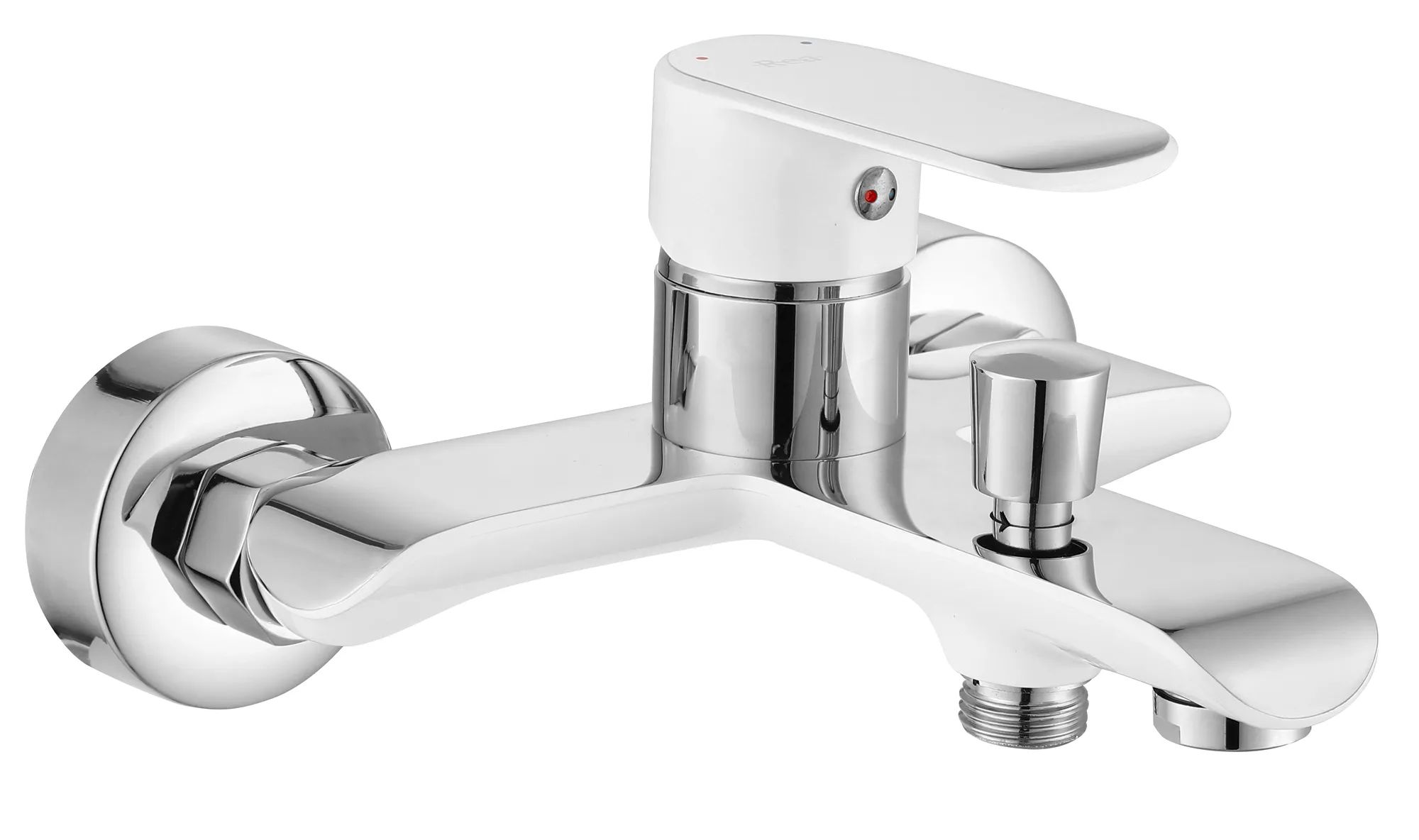 Смеситель для ванны Rea Bloom White/Chrome, REA-B9918
