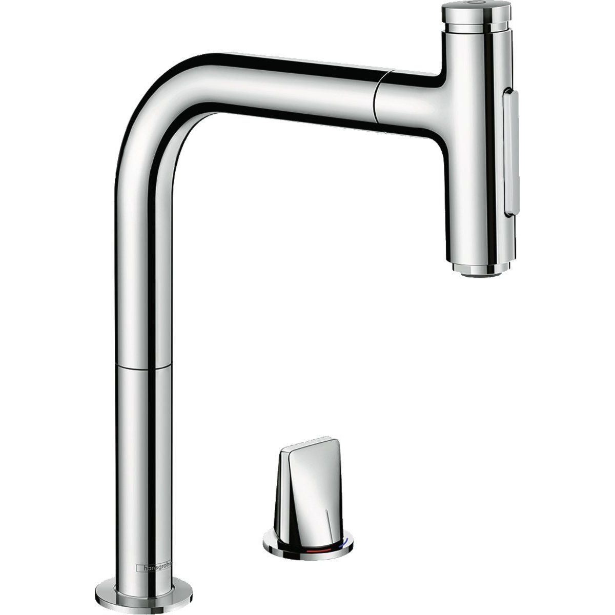 Кухонный смеситель Hansgrohe Metris Select M71-200 с душем sBox, 73818000