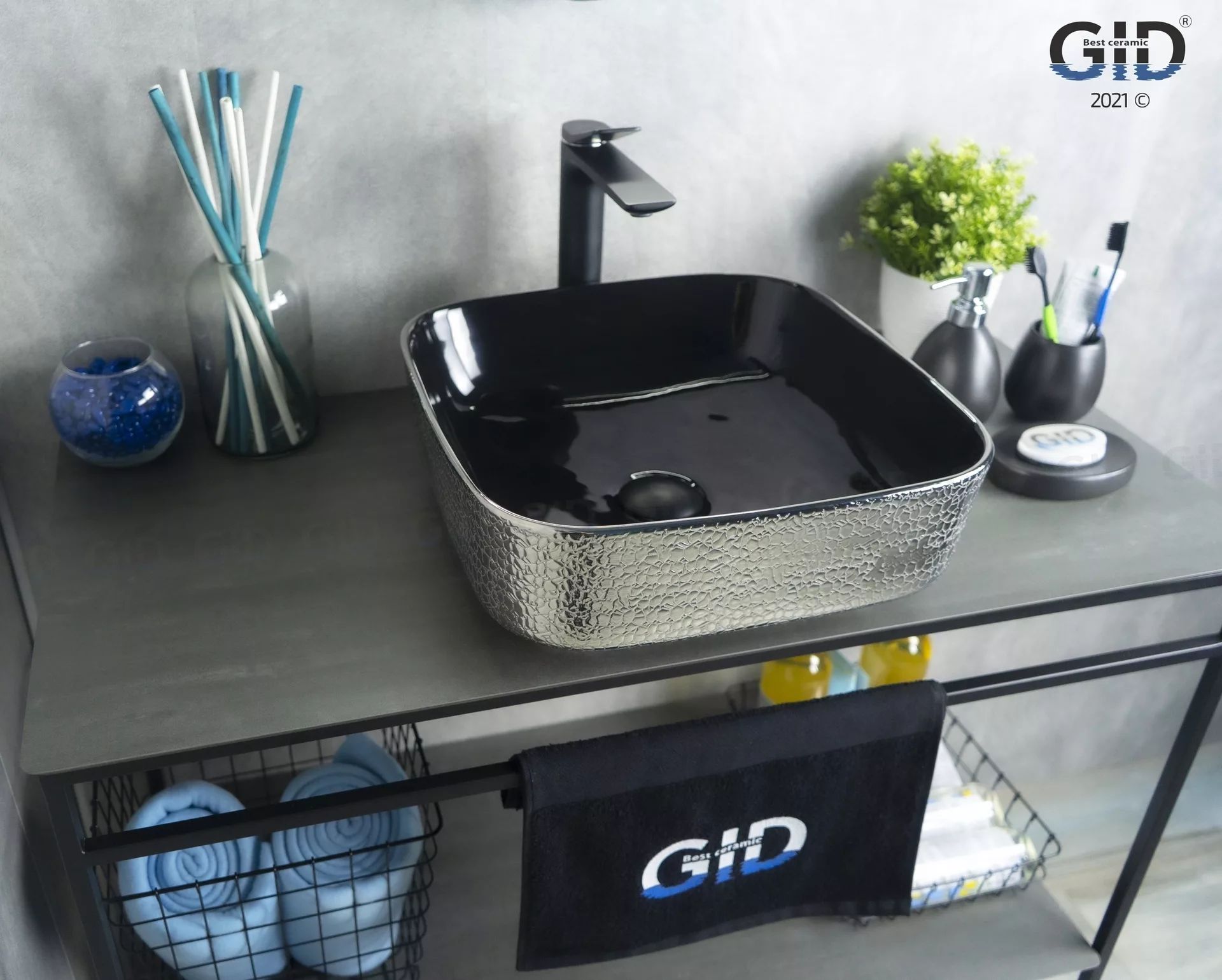 Умывальник Gid D1303H020 38.5x38.5, 53311