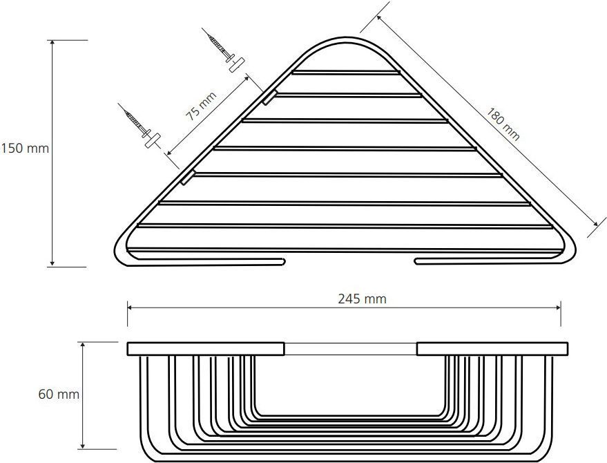 Угловая мыльница Bemeta Cytro, 102308122